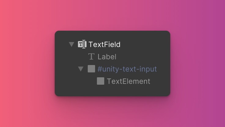 TextField with greyed out nested elements in UI Builder